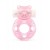 Розовое эрекционное виброкольцо в форме мишки - 1137 - в Петропавловске-Камчатском купить с доставкой