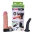 Страпон с 2 насадками и вибрацией UniStrap - 19 и 12 см. - LOVETOY (А-Полимер) - купить с доставкой в Петропавловске-Камчатском