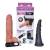Страпон с 2 насадками и вибрацией UniStrap - 20 и 18 см. - LOVETOY (А-Полимер) - купить с доставкой в Петропавловске-Камчатском
