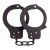 Чёрные наручники из листового металла BONDX METAL CUFFS BLACK - Dream Toys - купить с доставкой в Петропавловске-Камчатском