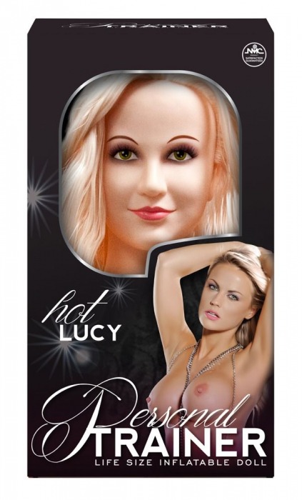 Надувная кукла с вибрацией и 2 любовными отверстиями Hot Lucy Lifesize Love Doll - NMC - в Петропавловске-Камчатском купить с доставкой
