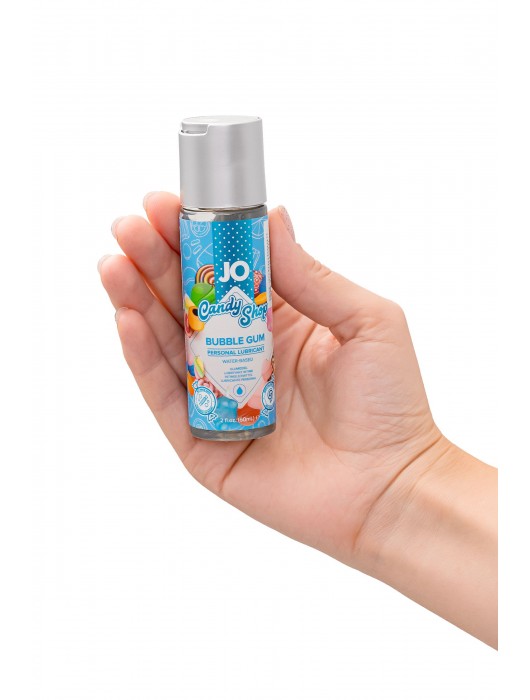 Смазка на водной основе Candy Shop Bubblegum с ароматом жвачки - 60 мл. - System JO - купить с доставкой в Петропавловске-Камчатском