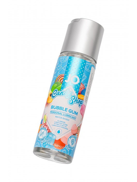 Смазка на водной основе Candy Shop Bubblegum с ароматом жвачки - 60 мл. - System JO - купить с доставкой в Петропавловске-Камчатском