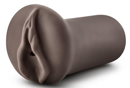 Коричневый мастубратор-вагина Nicole s Kitty - Blush Novelties - в Петропавловске-Камчатском купить с доставкой