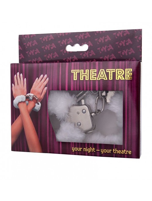 Наручники с белой меховой опушкой - ToyFa - купить с доставкой в Петропавловске-Камчатском