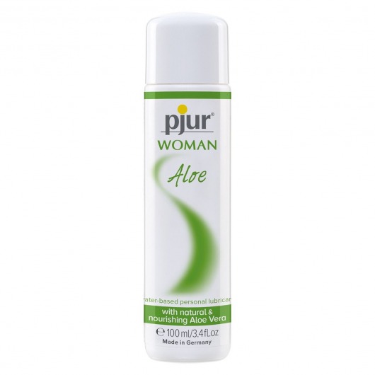Лубрикант на водной основе pjur WOMAN Aloe - 100 мл. - Pjur - купить с доставкой в Петропавловске-Камчатском