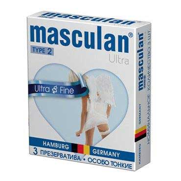 Ультратонкие презервативы Masculan Ultra Fine с обильной смазкой - 3 шт. - Masculan - купить с доставкой в Петропавловске-Камчатском