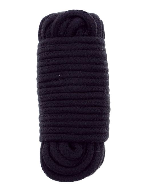 Черная веревка для связывания BONDX LOVE ROPE - 10 м. - Dream Toys - купить с доставкой в Петропавловске-Камчатском