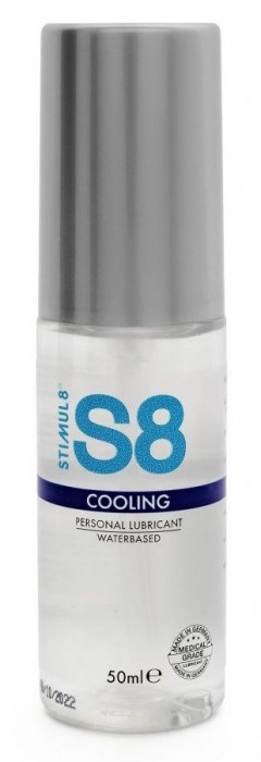 Охлаждающий лубрикант на водной основе S8 Cooling Lube - 50 мл. - Stimul8 - купить с доставкой в Петропавловске-Камчатском