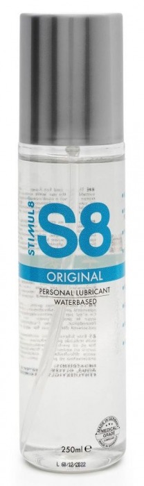 Универсальный лубрикант на водной основе S8 Original Lubricant - 250 мл. - Stimul8 - купить с доставкой в Петропавловске-Камчатском