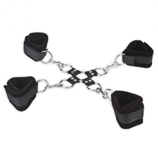 Комплект для сковывания из 5 предметов - Lux Fetish - купить с доставкой в Петропавловске-Камчатском