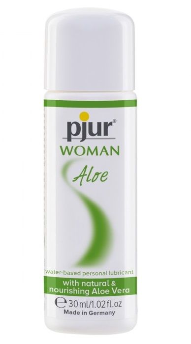 Лубрикант на водной основе pjur WOMAN Aloe - 30 мл. - Pjur - купить с доставкой в Петропавловске-Камчатском