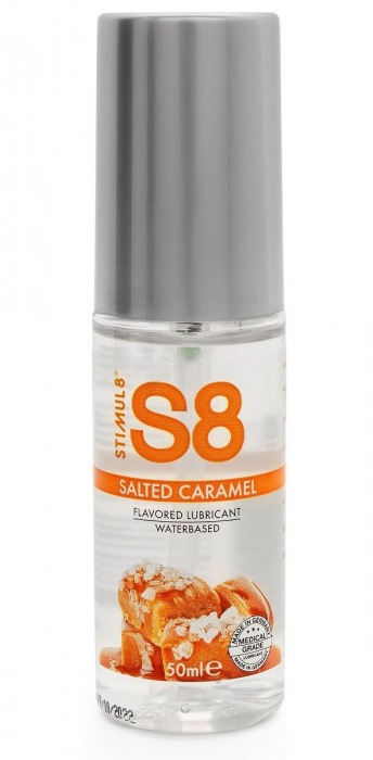 Лубрикант S8 Flavored Lube со вкусом солёной карамели - 50 мл. - Stimul8 - купить с доставкой в Петропавловске-Камчатском