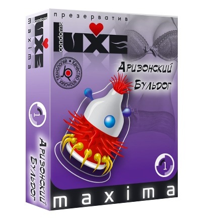 Презерватив LUXE Maxima  Аризонский Бульдог  - 1 шт. - Luxe - купить с доставкой в Петропавловске-Камчатском