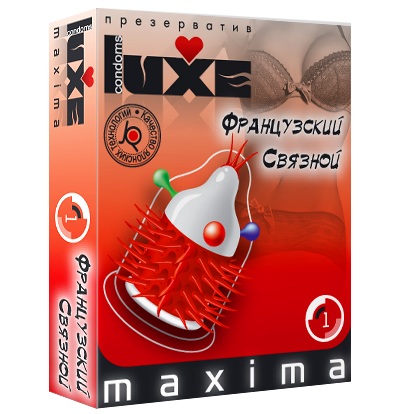 Презерватив LUXE Maxima  Французский связной  - 1 шт. - Luxe - купить с доставкой в Петропавловске-Камчатском