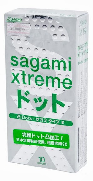 Презервативы Sagami Xtreme Type-E с точками - 10 шт. - Sagami - купить с доставкой в Петропавловске-Камчатском