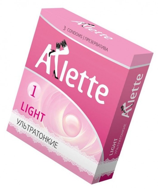 Ультратонкие презервативы Arlette Light - 3 шт. - Arlette - купить с доставкой в Петропавловске-Камчатском