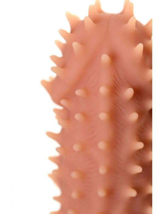 Телесная реалистичная насадка KOKOS Extreme Sleeve 07 с дополнительной стимуляцией - 12,7 см. - KOKOS - в Петропавловске-Камчатском купить с доставкой