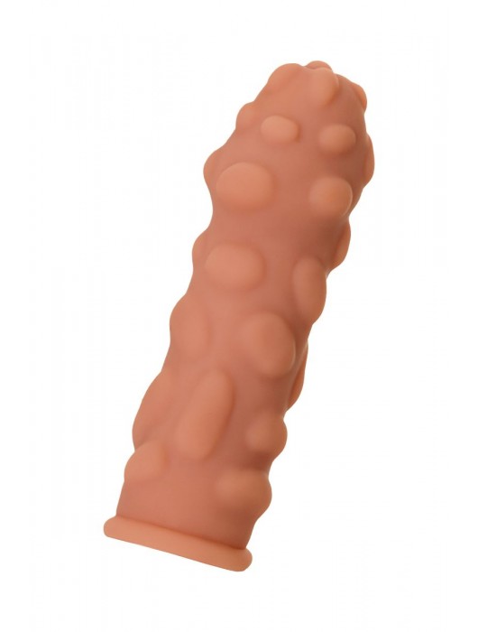Телесная реалистичная насадка KOKOS Extreme Sleeve 11 с дополнительной стимуляцией - 12,7 см. - KOKOS - в Петропавловске-Камчатском купить с доставкой