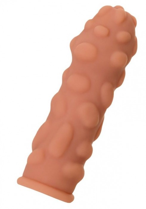 Телесная реалистичная насадка KOKOS Extreme Sleeve 11 с дополнительной стимуляцией - 12,7 см. - KOKOS - в Петропавловске-Камчатском купить с доставкой