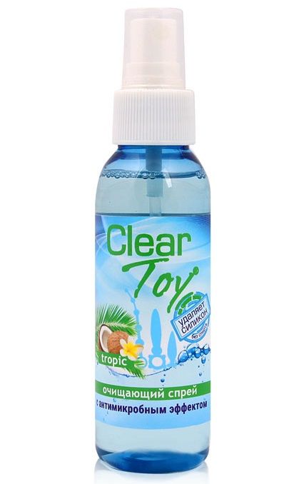 Очищающий спрей для игрушек CLEAR TOY Tropic - 100 мл. - Биоритм - купить с доставкой в Петропавловске-Камчатском