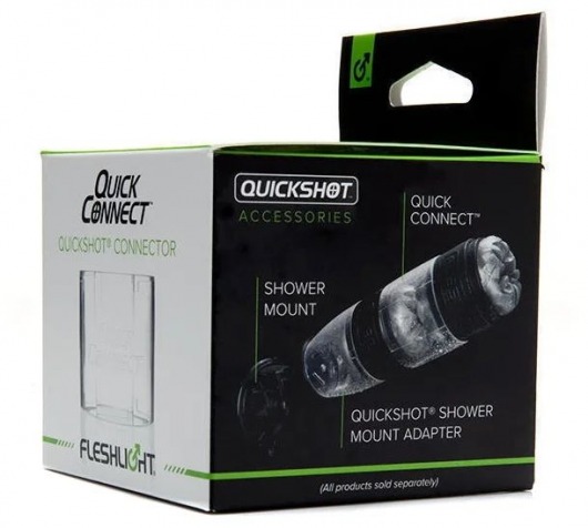 Коннектор для мастурбаторов серии Quickshot - Quick Connect - Fleshlight - в Петропавловске-Камчатском купить с доставкой