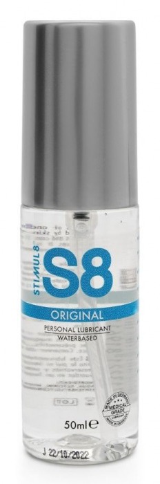 Универсальный лубрикант на водной осноdе S8 Original Lube - 50 мл. - Stimul8 - купить с доставкой в Петропавловске-Камчатском