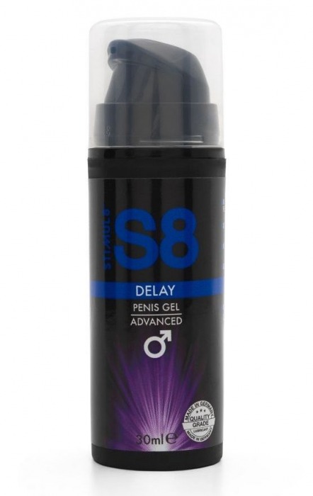 Пролонгирующий гель для мужчин S8 Delay Gel - 30 мл. - Stimul8 - купить с доставкой в Петропавловске-Камчатском