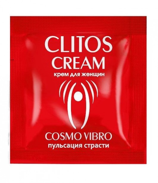 Пробник возбуждающего крема для женщин Clitos Cream - 1,5 гр. - Биоритм - купить с доставкой в Петропавловске-Камчатском
