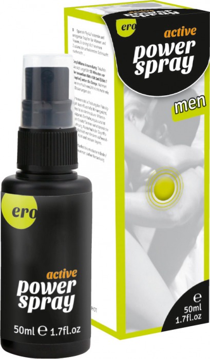 Стимулирующий спрей для мужчин Active Power Spray - 50 мл. - Ero - купить с доставкой в Петропавловске-Камчатском