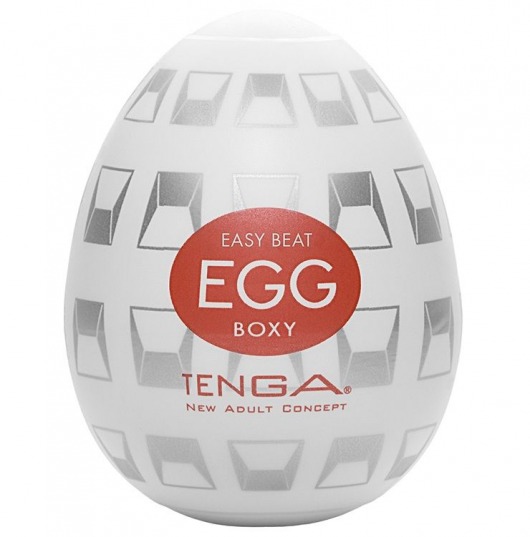 Мастурбатор-яйцо EGG Boxy - Tenga - в Петропавловске-Камчатском купить с доставкой