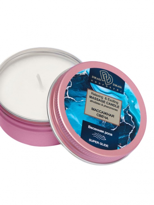 Массажная свеча  Весенняя роса - БиоМед - купить с доставкой в Петропавловске-Камчатском
