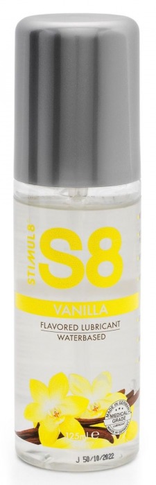 Лубрикант на водной основе Stimul8 Flavored Lube с ванильным ароматом - 125 мл. - Stimul8 - купить с доставкой в Петропавловске-Камчатском