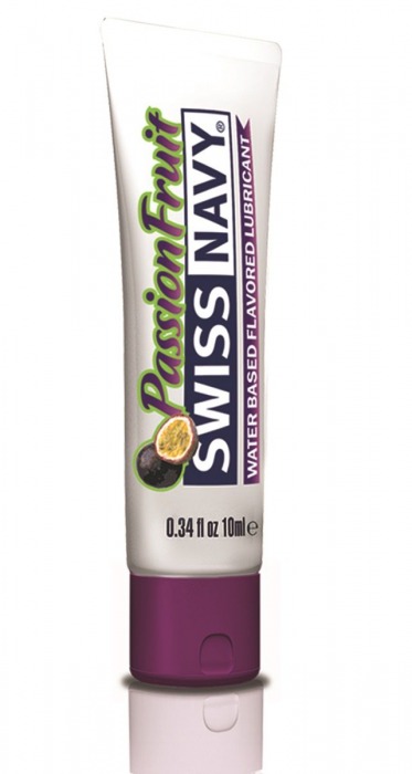 Лубрикант Swiss Navy Passion Fruit Lube с ароматом маракуйи - 10 мл. - Swiss navy - купить с доставкой в Петропавловске-Камчатском