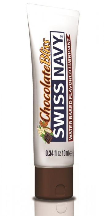 Лубрикант с ароматом шоколада Swiss Navy Chocolate Bliss Lube - 10 мл. - Swiss navy - купить с доставкой в Петропавловске-Камчатском