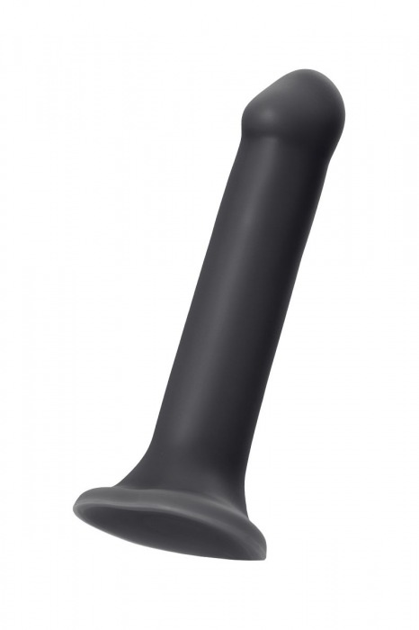 Черный фаллос на присоске Silicone Bendable Dildo XL - 20 см. - Strap-on-me - купить с доставкой в Петропавловске-Камчатском