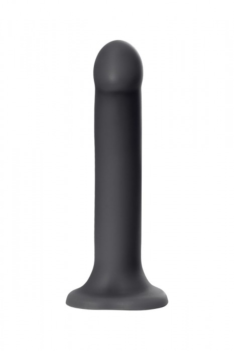 Черный фаллос на присоске Silicone Bendable Dildo XL - 20 см. - Strap-on-me - купить с доставкой в Петропавловске-Камчатском