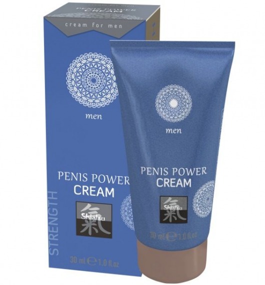 Возбуждающий крем для мужчин Penis Power Cream - 30 мл. - Shiatsu - купить с доставкой в Петропавловске-Камчатском