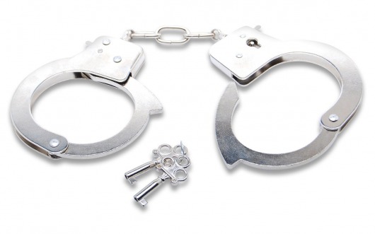 Наручники с ключами Official Handcuffs - Pipedream - купить с доставкой в Петропавловске-Камчатском