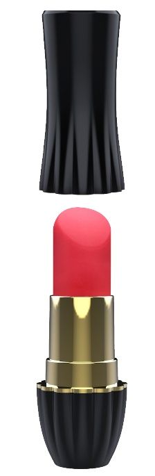 Клиторальный стимулятор-помада LIPSTICK - 9,3 см. - Dream Toys - купить с доставкой в Петропавловске-Камчатском