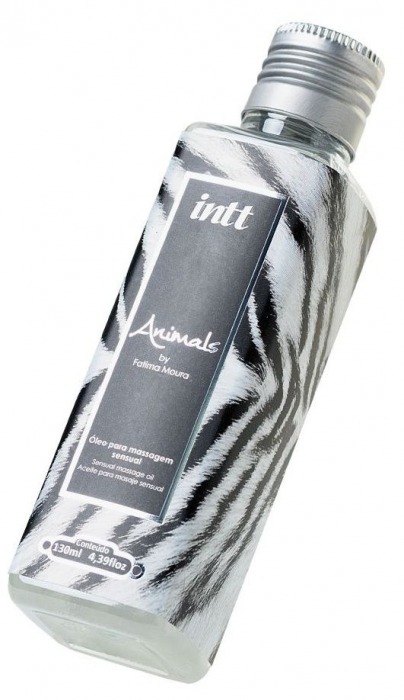 Массажное масло ANIMALS by Fatima Moura с возбуждающим эффектом - 130 мл. - INTT - купить с доставкой в Петропавловске-Камчатском