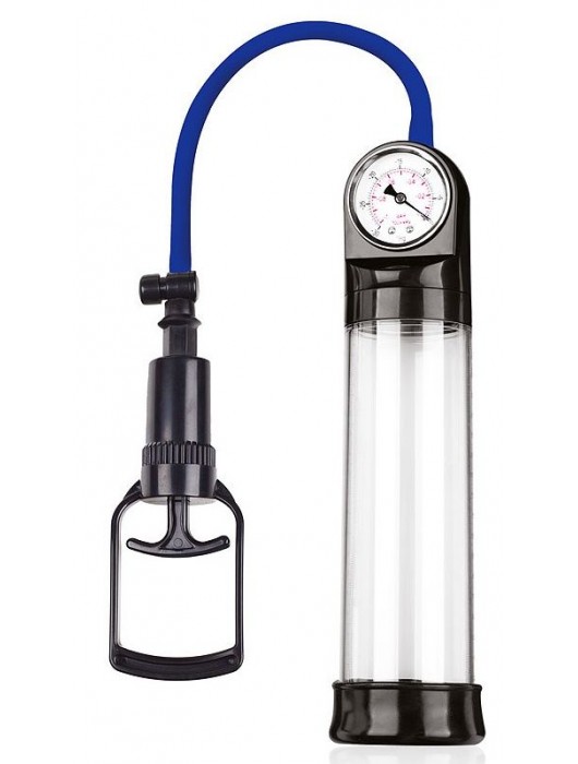Прозрачная вакуумная помпа Sex Expert с манометром - Sex Expert - в Петропавловске-Камчатском купить с доставкой
