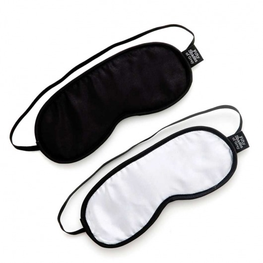 Набор из двух масок на глаза Soft Blindfold Twin Pack - Fifty Shades of Grey - купить с доставкой в Петропавловске-Камчатском
