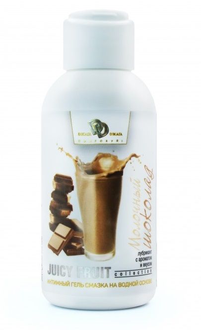 Интимный гель-смазка JUICY FRUIT с ароматом молочного шоколада - 100 мл. - БиоМед - купить с доставкой в Петропавловске-Камчатском