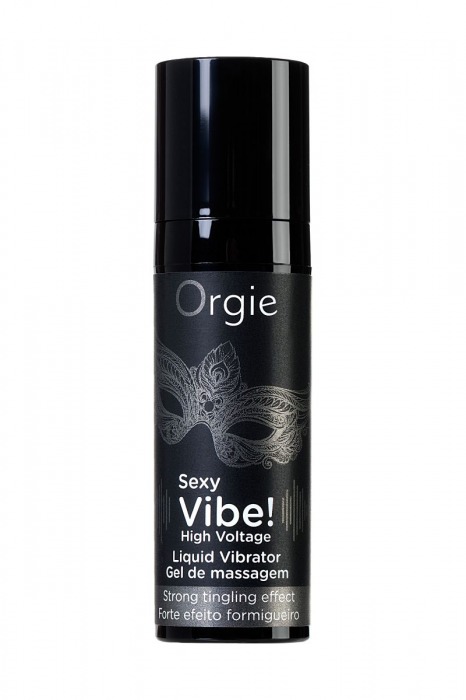 Гель для массажа ORGIE Sexy Vibe High Voltage с эффектом вибрации - 15 мл. - ORGIE - купить с доставкой в Петропавловске-Камчатском