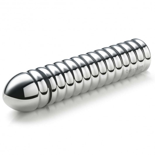 Рельефный фаллос для интенсивного электросекса Groovey George - 20 см. - MyStim - купить с доставкой в Петропавловске-Камчатском