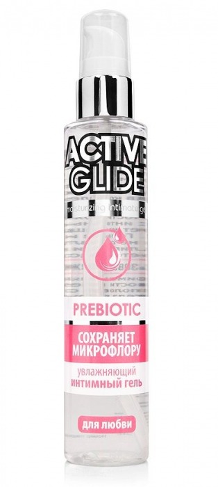 Увлажняющий интимный гель Active Glide Prebiotic - 100 гр. - Биоритм - купить с доставкой в Петропавловске-Камчатском