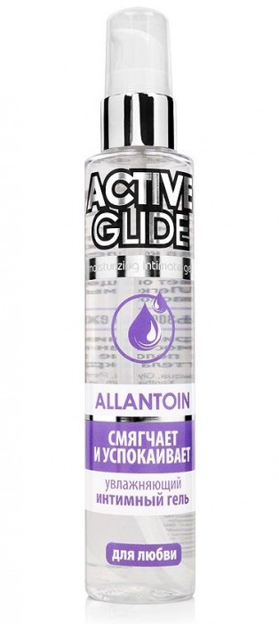 Увлажняющий интимный гель Active Glide Allantoin - 100 гр. - Биоритм - купить с доставкой в Петропавловске-Камчатском