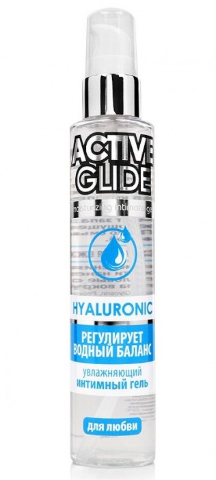 Увлажняющий интимный гель Active Glide Hyaluronic - 100 гр. - Биоритм - купить с доставкой в Петропавловске-Камчатском