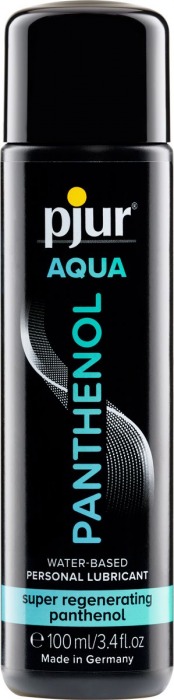 Лубрикант на водной основе с пантенолом pjur AQUA Panthenol - 100 мл. - Pjur - купить с доставкой в Петропавловске-Камчатском